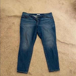 LOFT HIGH WAIST SKINNY JEANS